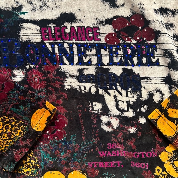 Velvet long sleeve top - Picture 2 of 3